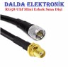 Rg58 Uhf Mini Erkek Sma Dişi Haberleşme Kablosu