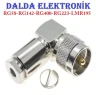Rg58 Uhf Erkek 90 Derece Vidalı Konnektör
