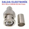 Rg6 Bnc Erkek Sıkmalı Konnektör