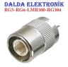 Rg6 Uhf Sıkmalı Erkek Konnektör