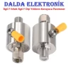 Rg6 F Erkek Rg6 F Dişi Yıldırım Koruyucu Paratoner