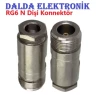 Rg6 N Dişi Vidalı Konnektör