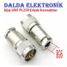 Rg6 Uhf Erkek Vidalı Konnektör