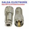Rg6 Uhf Erkek Vidalı Konnektör