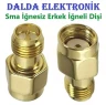 Sma İğnesiz Erkek Sma İğneli Dişi Konnektör
