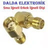 Sma İğnesiz Erkek Sma İğneli Dişi Konnektör