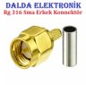 Rg316 Sma Erkek Sıkmalı Konnektör