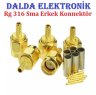 Rg316 Sma Erkek Sıkmalı Konnektör