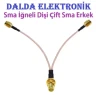 Sma Splitter Sma İğneli Dişi  Çift Sma Erkek Konnektör