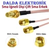 Sma Splitter Sma İğneli Dişi  Çift Sma Erkek Konnektör