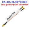 Sma Splitter Sma İğneli Dişi  Çift Sma Erkek Konnektör