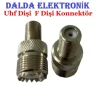 Uhf Dişi F Dişi Konnektör