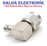 Uhf Erkek Bnc Dişi 90 Derece Konnektör