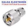 Uhf Erkek F Erkek Konnektör