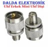 Uhf Erkek Mini Uhf Dişi Konnektör