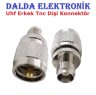 Uhf Erkek Tnc Dişi Konnektör
